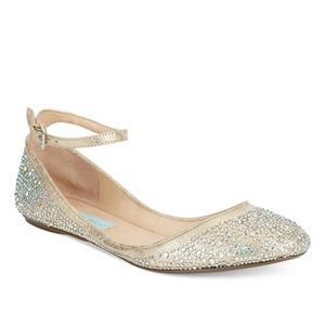 SALE!! Blue by Betsey Johnson joy evening flat